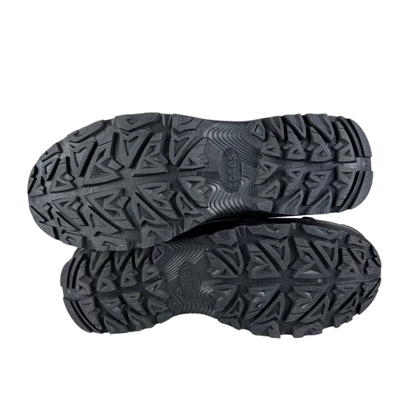 NEW Totes Briggs Men's Brown Suede Waterproof Snow Boots - Picture 7 of 9